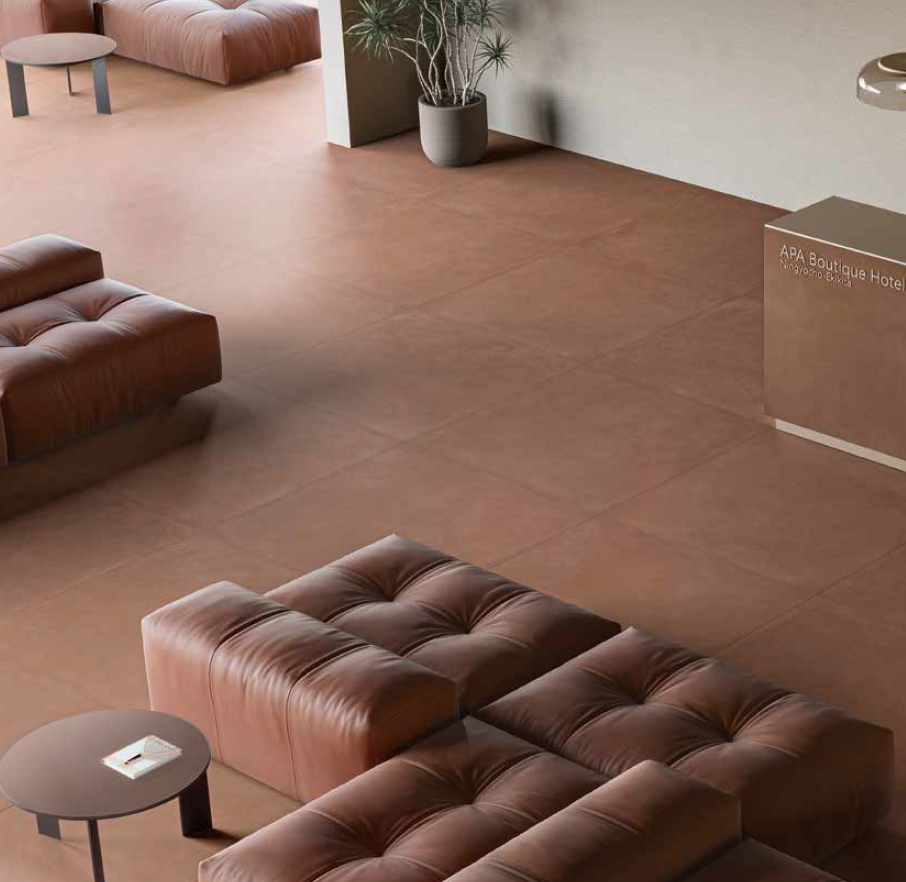 Carrelage effet terre cuite et véritable terre cuite